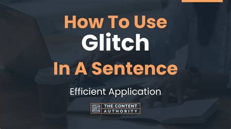 sentence with glitch